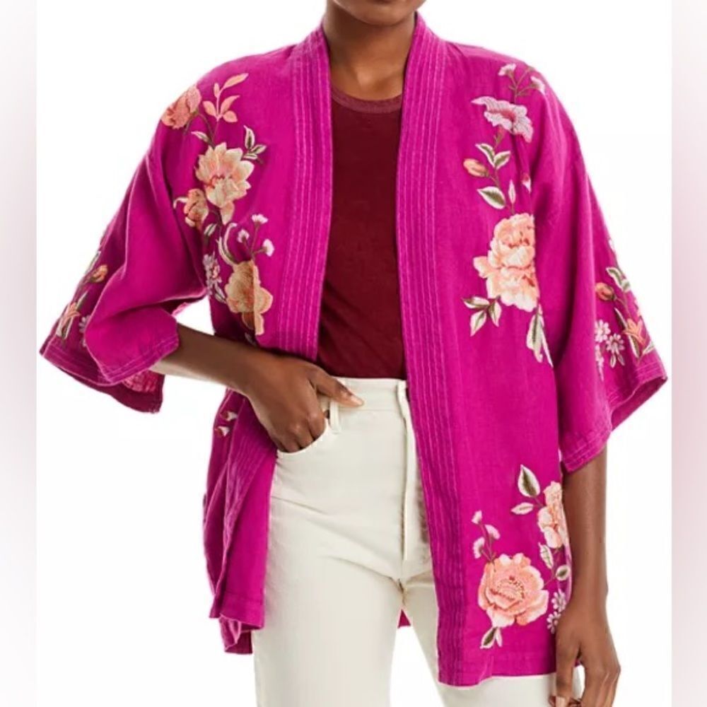 Johnny Was
Vienna Linen Kimono